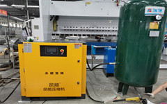 3臺套22KW永磁變頻螺桿空壓機(jī)運用于眉山某知名鋁廠